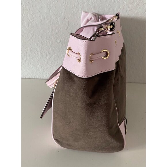 Juicy Couture Classic Scottie Dogs Tote Chocolate Pink Daydreamer Viral NEW - Picture 8 of 16